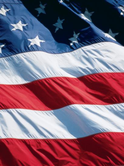 American flag representing immigration services